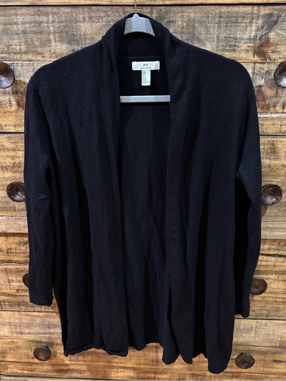 H by Halston Black Women's Cardigan Sweater